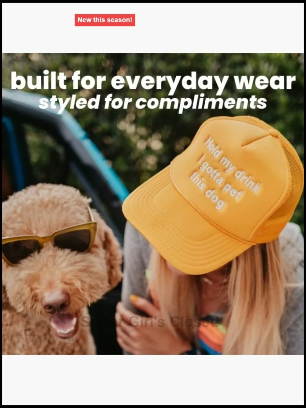 Foam Trucker Hat - Adjustable Snapback - Embroidered Mesh Netting